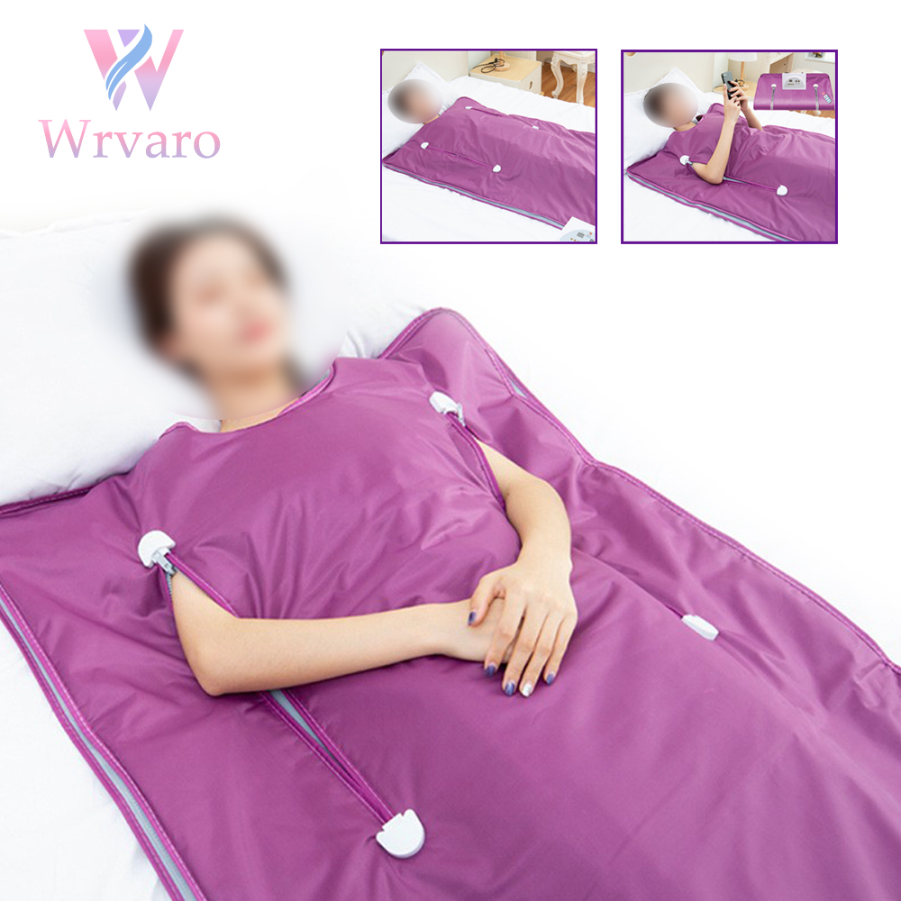 Electric Blanket Heated - Manta de sauna con mangas, manta