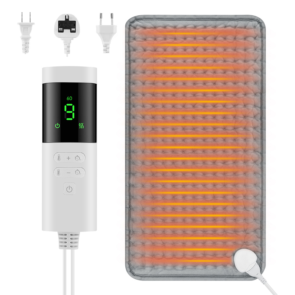 Electric Blanket Heated - Almohadilla calefactora eléctrica portátil de 30x60cm,