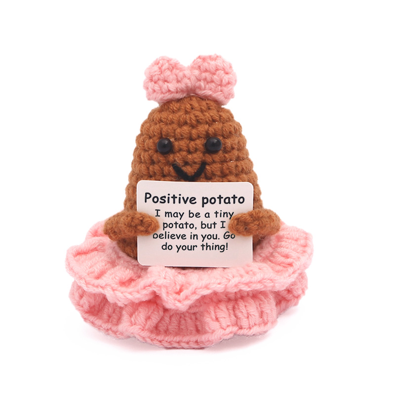 Home Textiles Today - Muñeca de ganchillo Positiva Princesa Patata