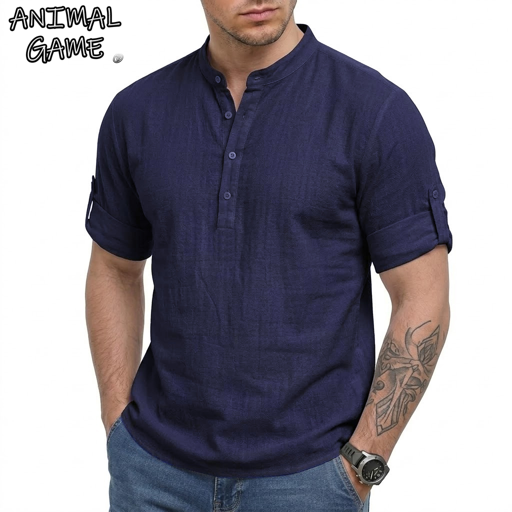 Linum Home Textiles - Nueva Camisa de Lino de Manga