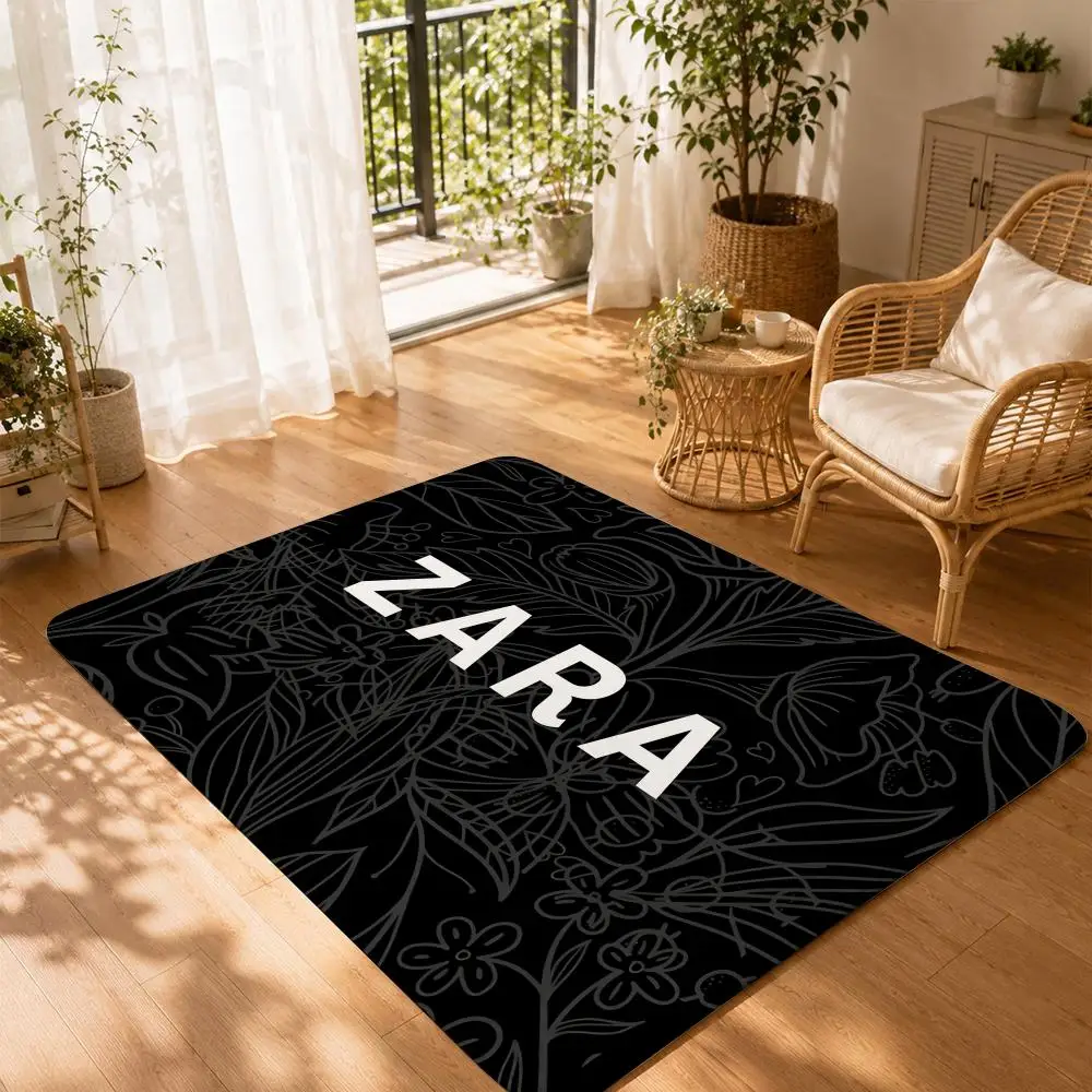 Zara Home Textiles - Alfombra decorativa absorbente antideslizante de la