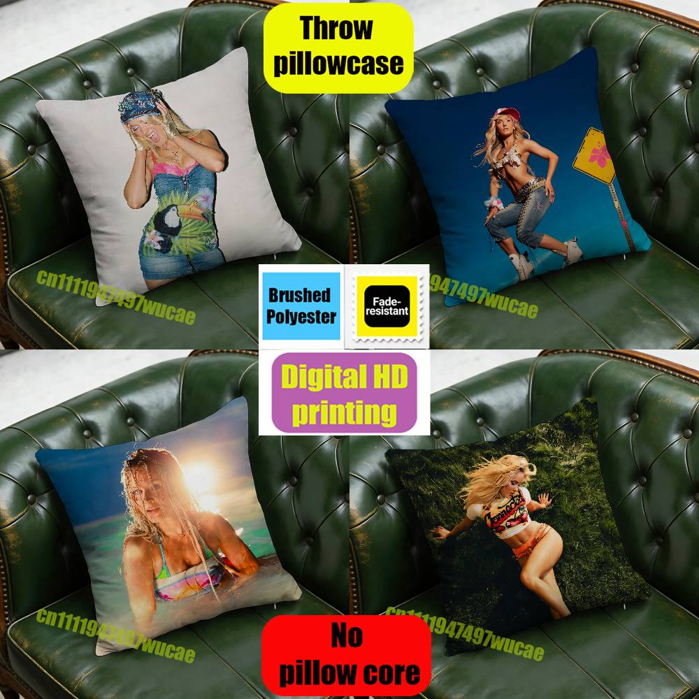 Zara Home Textiles - Funda de almohada cuadrada personalizada para