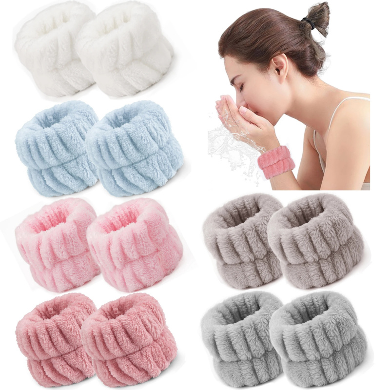 Home Textiles Face Towel - Muñequera de Spa reutilizable para mujer