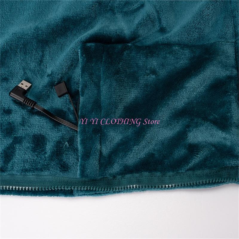 Electric Blanket Heated - Envoltura calefactora poliéster N5KF, 3 grados