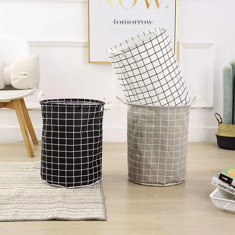 Linum Home Textiles - Cesto de Ropa Plegable de Gran