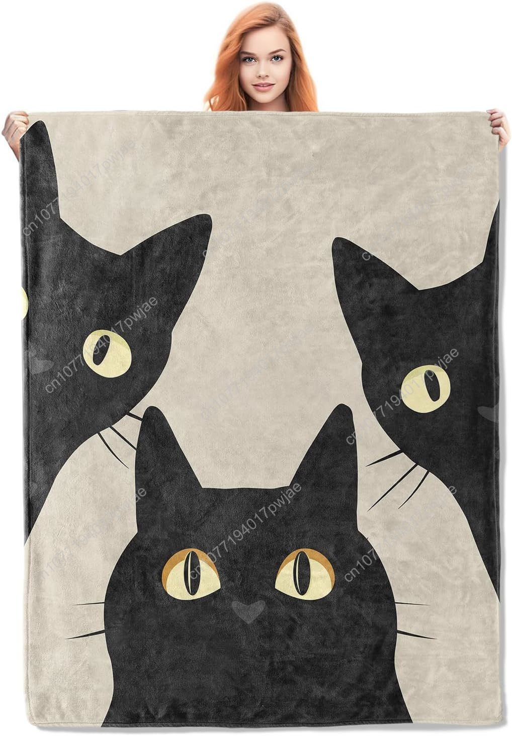 Home Textiles Blanket - Manta de gato divertida, regalos para