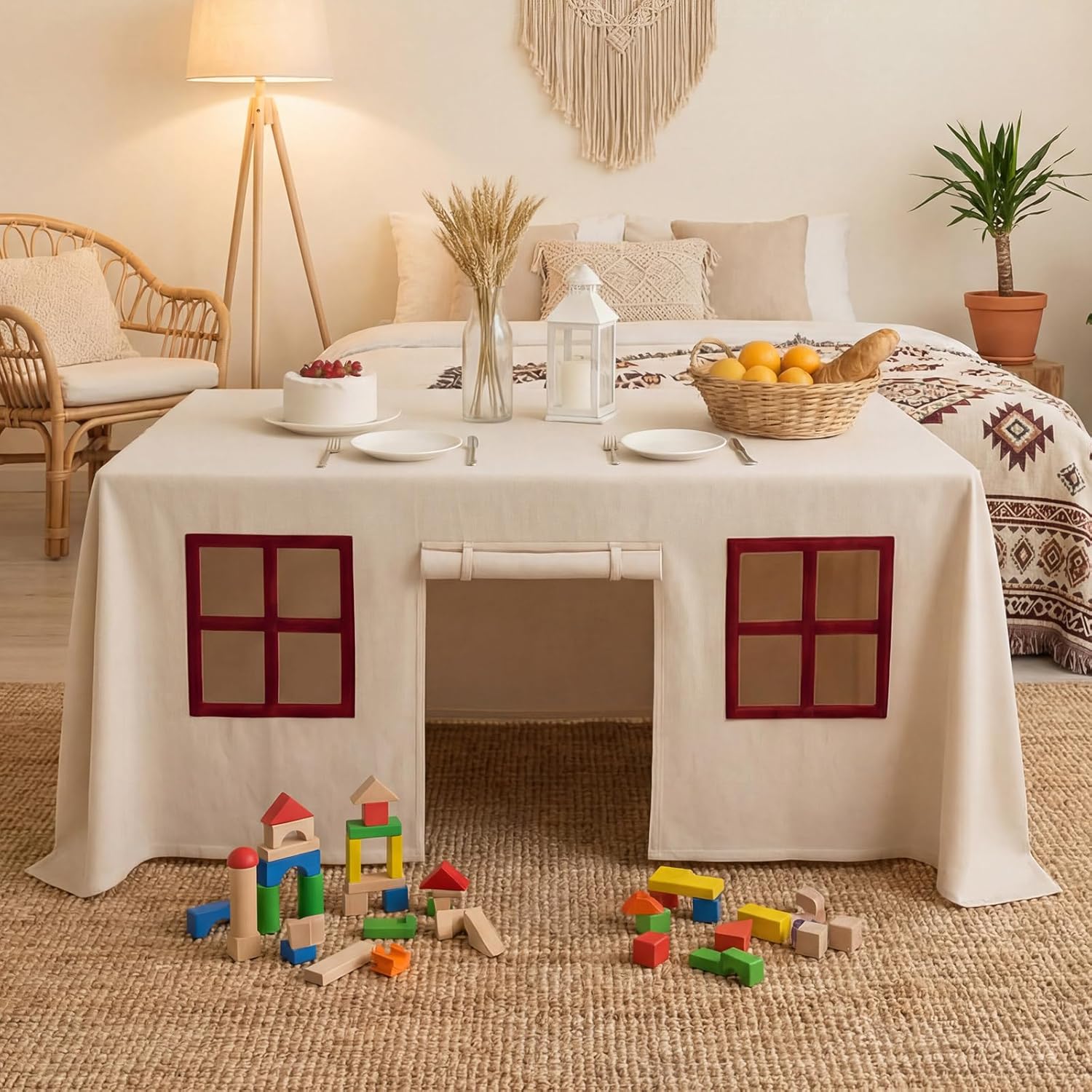 Home Textiles News - Mantel grande para sala de juegos,