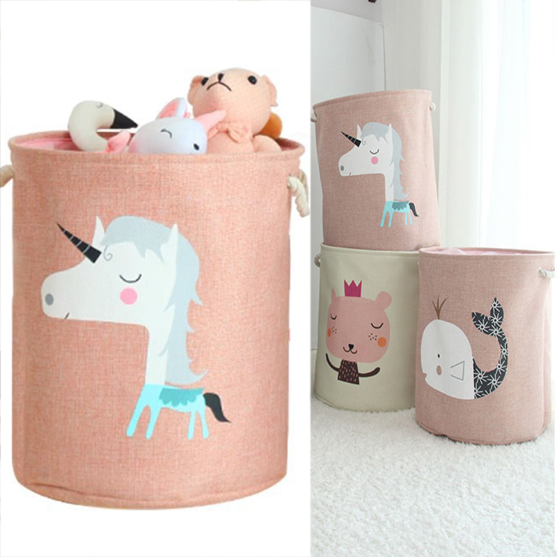 Linum Home Textiles - Cesta de lavandería grande para el