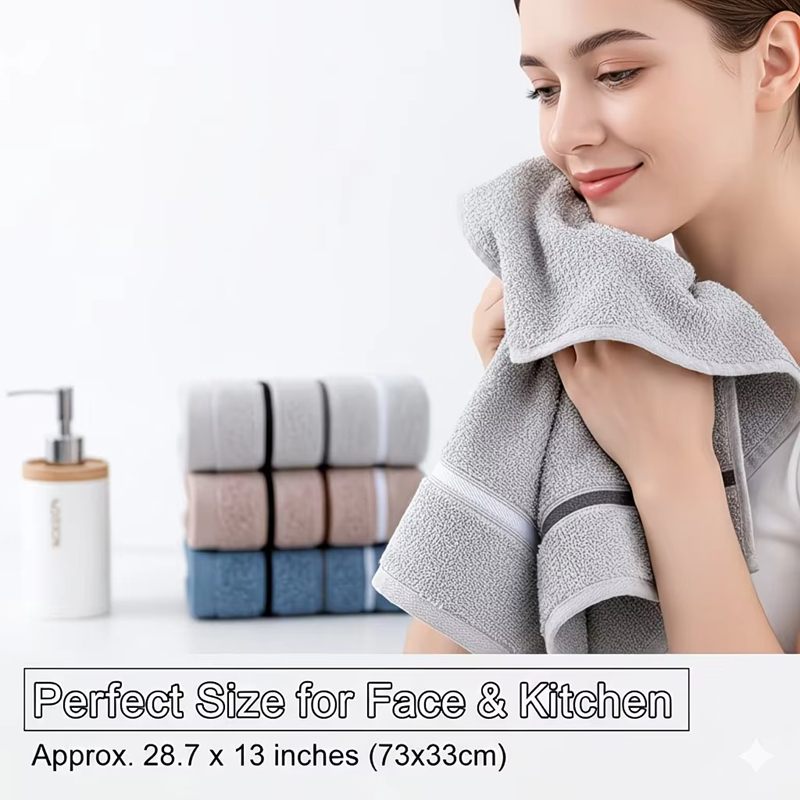 Paquete de 1 toalla absorbente - Home Textiles Face Towel reseña y precio
