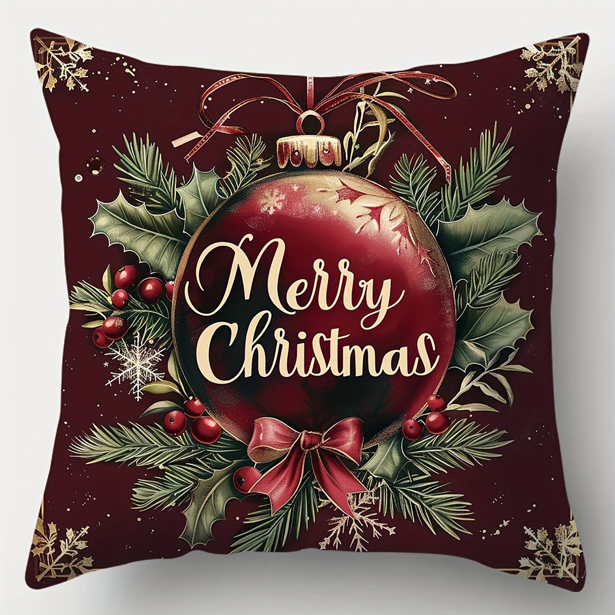 Fundas de Almohada Navideñas F - Home Textiles News reseña y precio