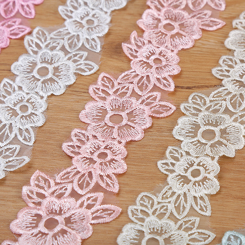 Organza bordada de 5CM de anch - Home Textiles Store reseña y precio