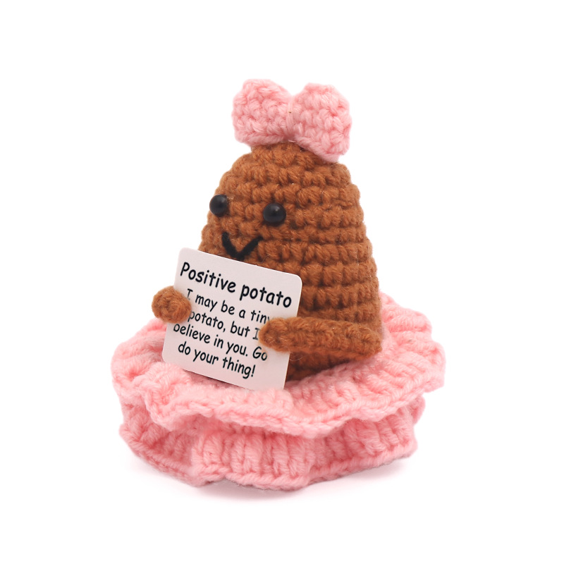 Muñeca de ganchillo Positiva P - Home Textiles Today reseña y precio