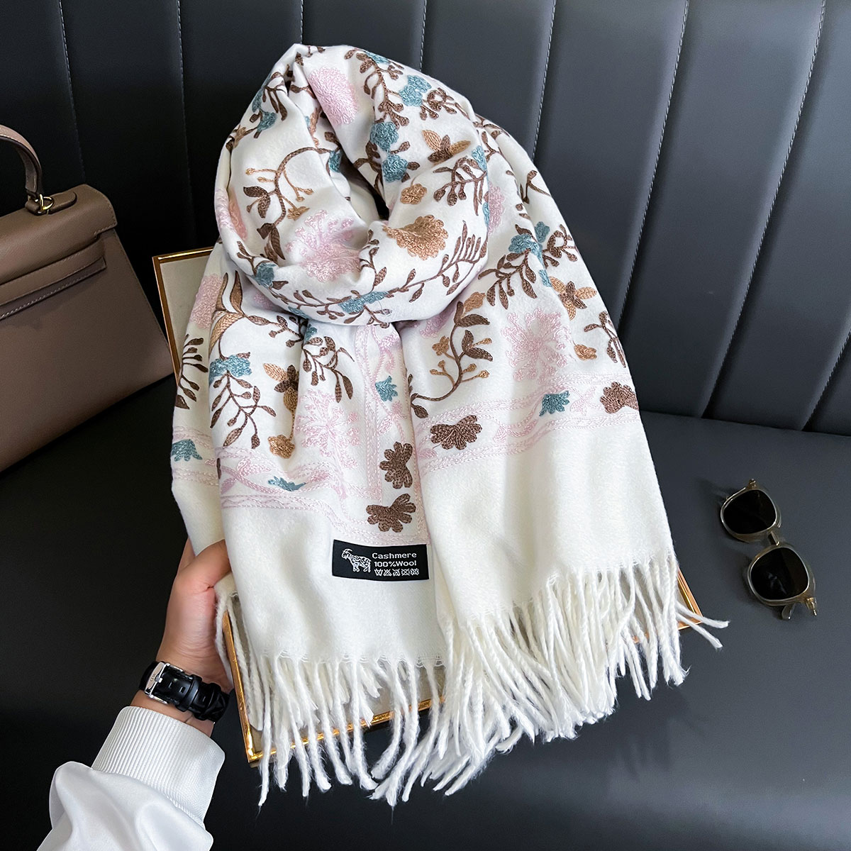 Nueva Bufanda de Cachemira cál - Home Textiles Blanket reseña y precio