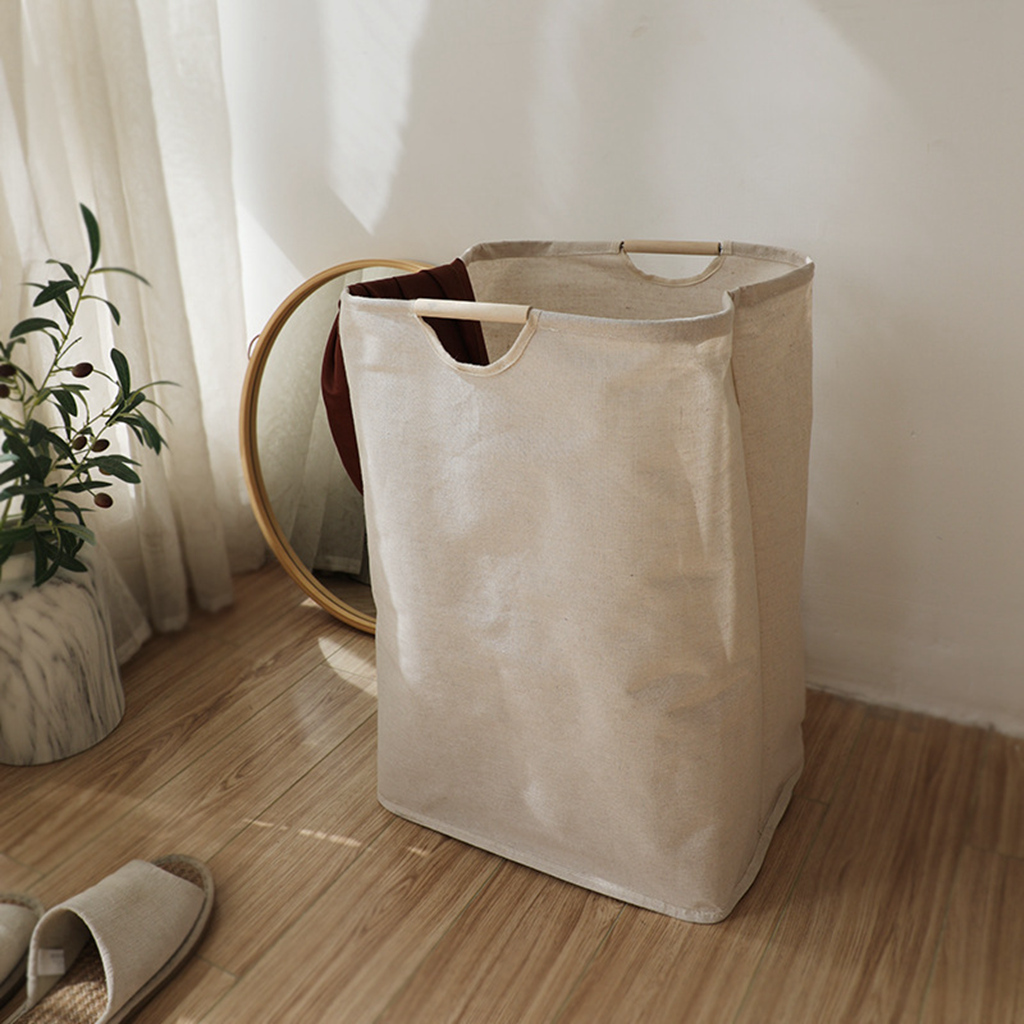 Cesta plegable de lino y algod - Linum Home Textiles reseña y precio