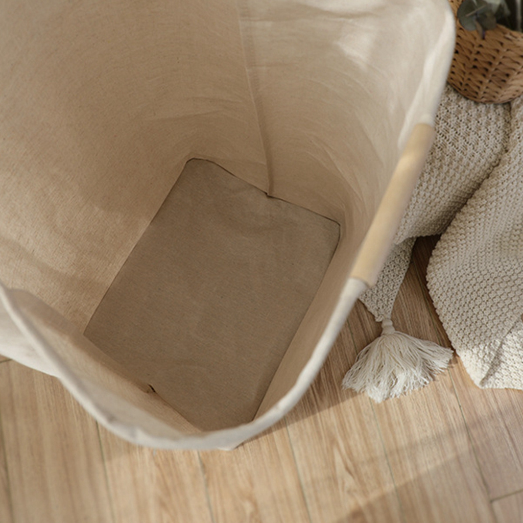 Cesta plegable de lino y algod - Linum Home Textiles reseña y precio