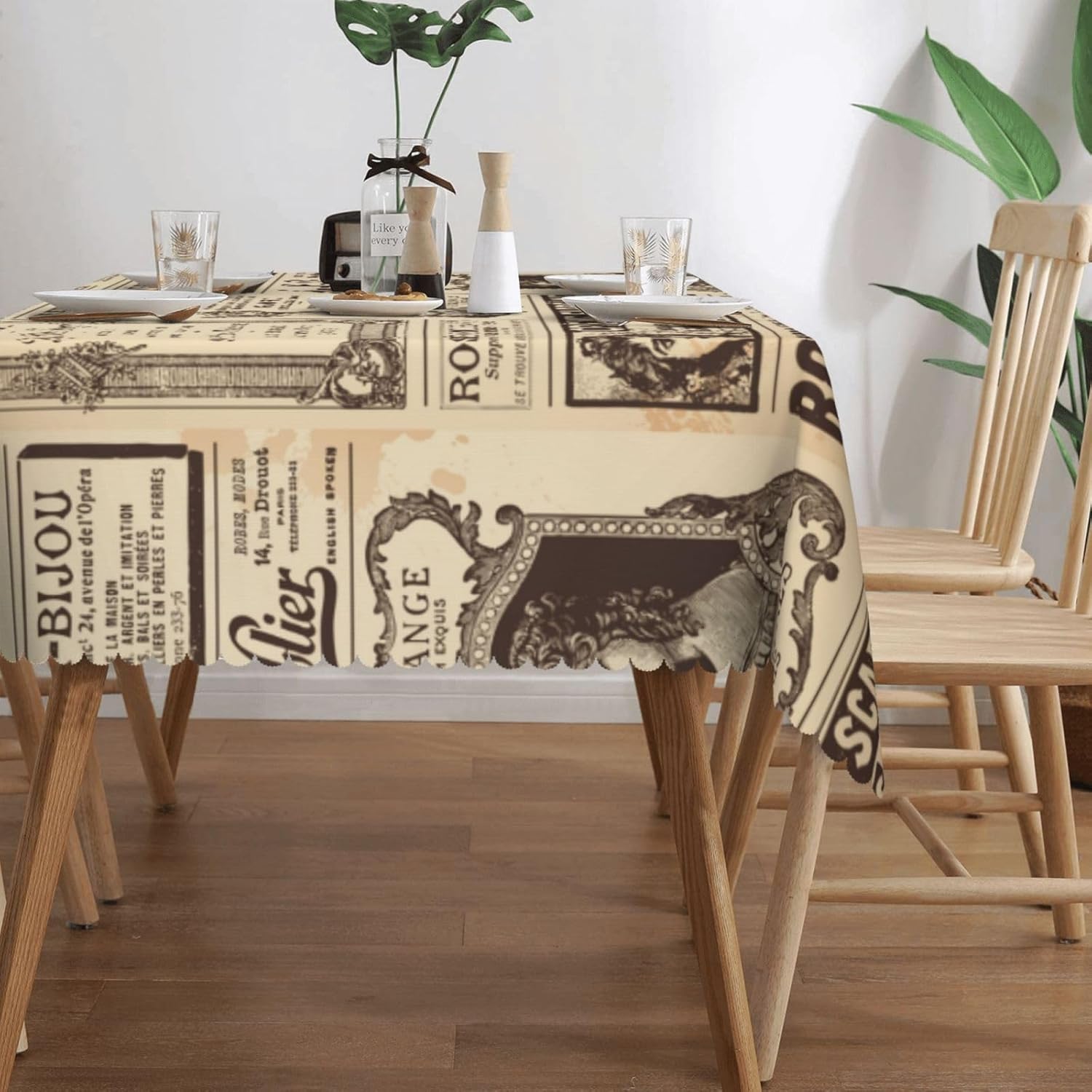 Mantel Vintage con Diseño de P - Home Textiles News reseña y precio