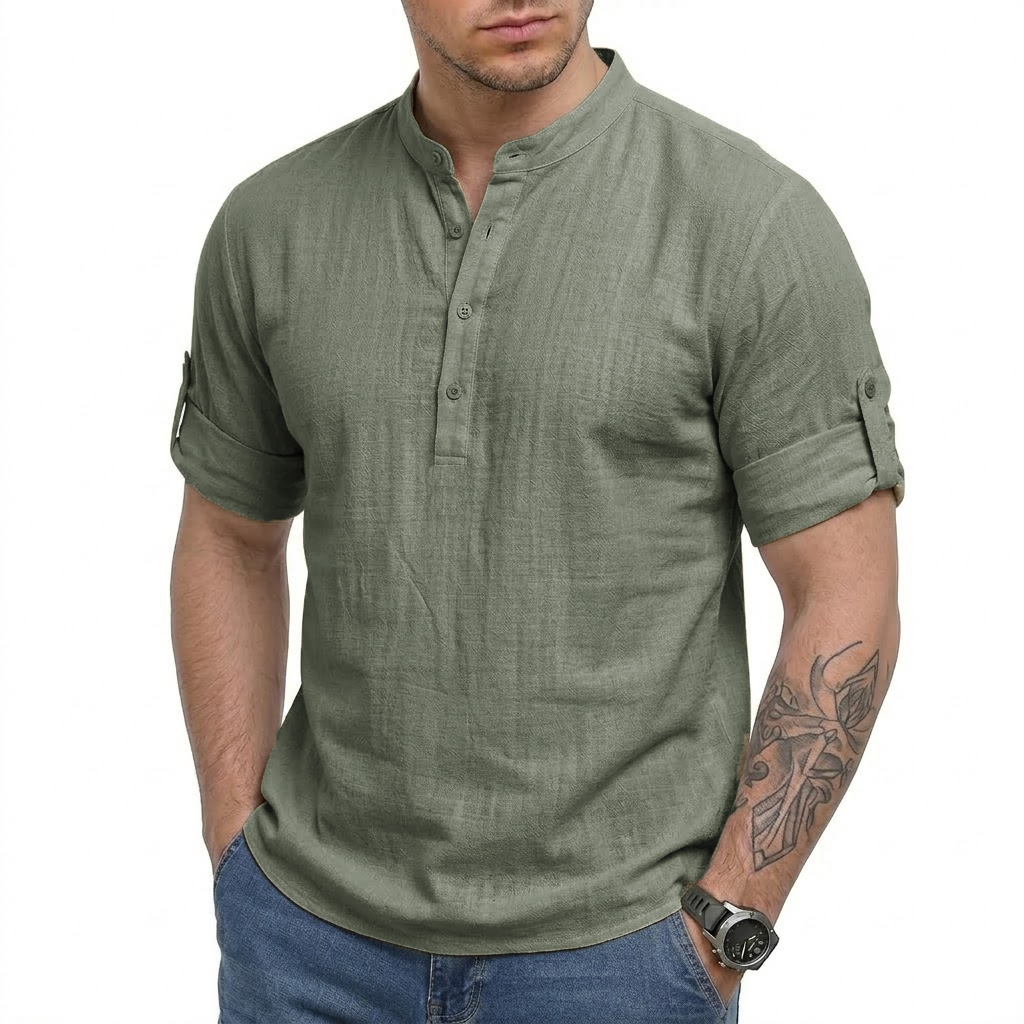 Nueva Camisa de Lino de Manga  - Linum Home Textiles reseña y precio