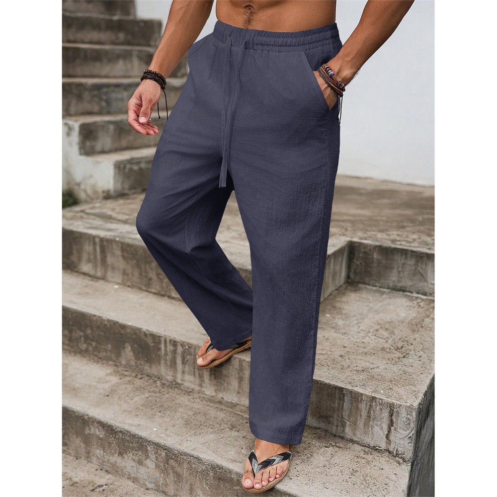 Pantalones Largos de Lino y Al - Home Textiles Store reseña y precio