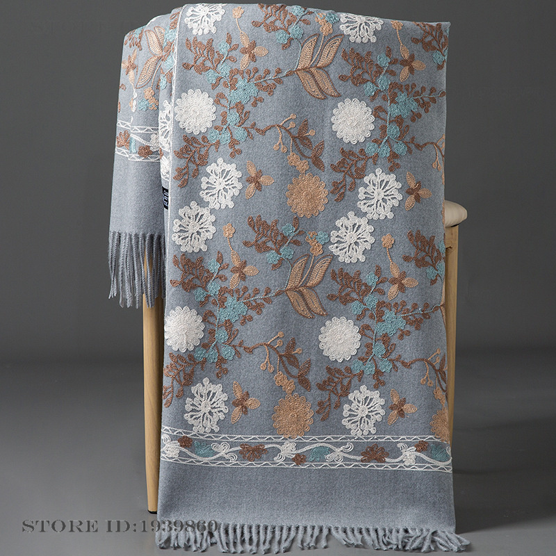 Bufanda de cachemira para muje - Home Textiles Blanket reseña y precio