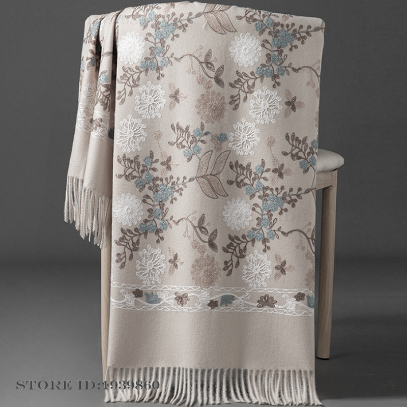 Bufanda de cachemira para muje - Home Textiles Blanket reseña y precio