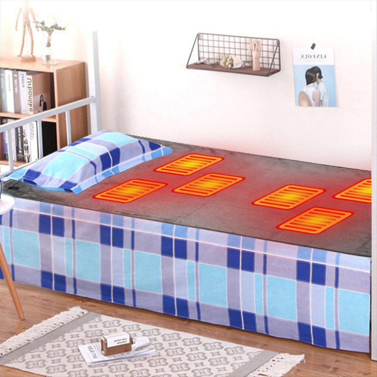 Manta calefactora eléctrica WD - Electric Blanket Heated reseña y precio
