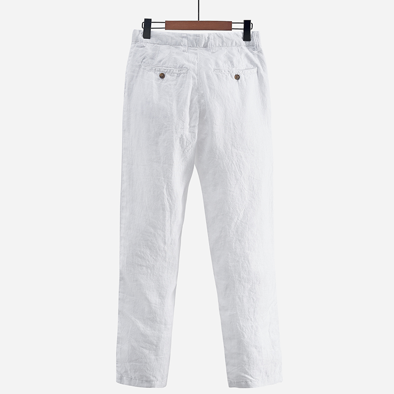 Pantalones informales de lino  - Home Textiles Store reseña y precio