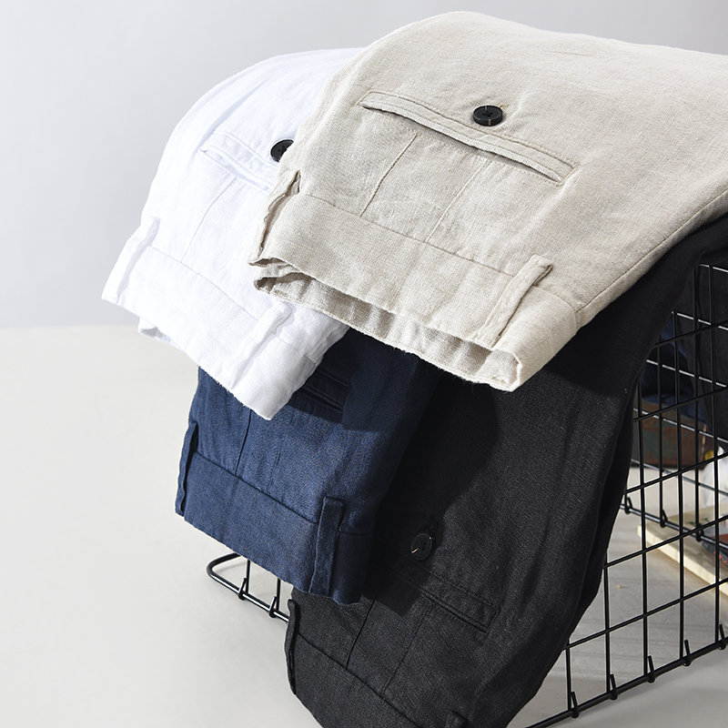 Pantalones informales de lino  - Home Textiles Store reseña y precio