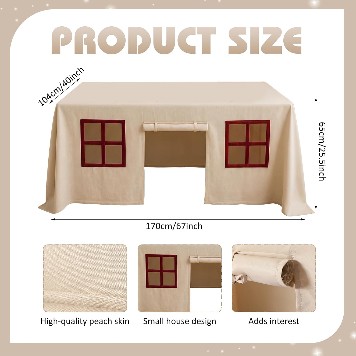 Mantel grande para sala de jue - Home Textiles News reseña y precio