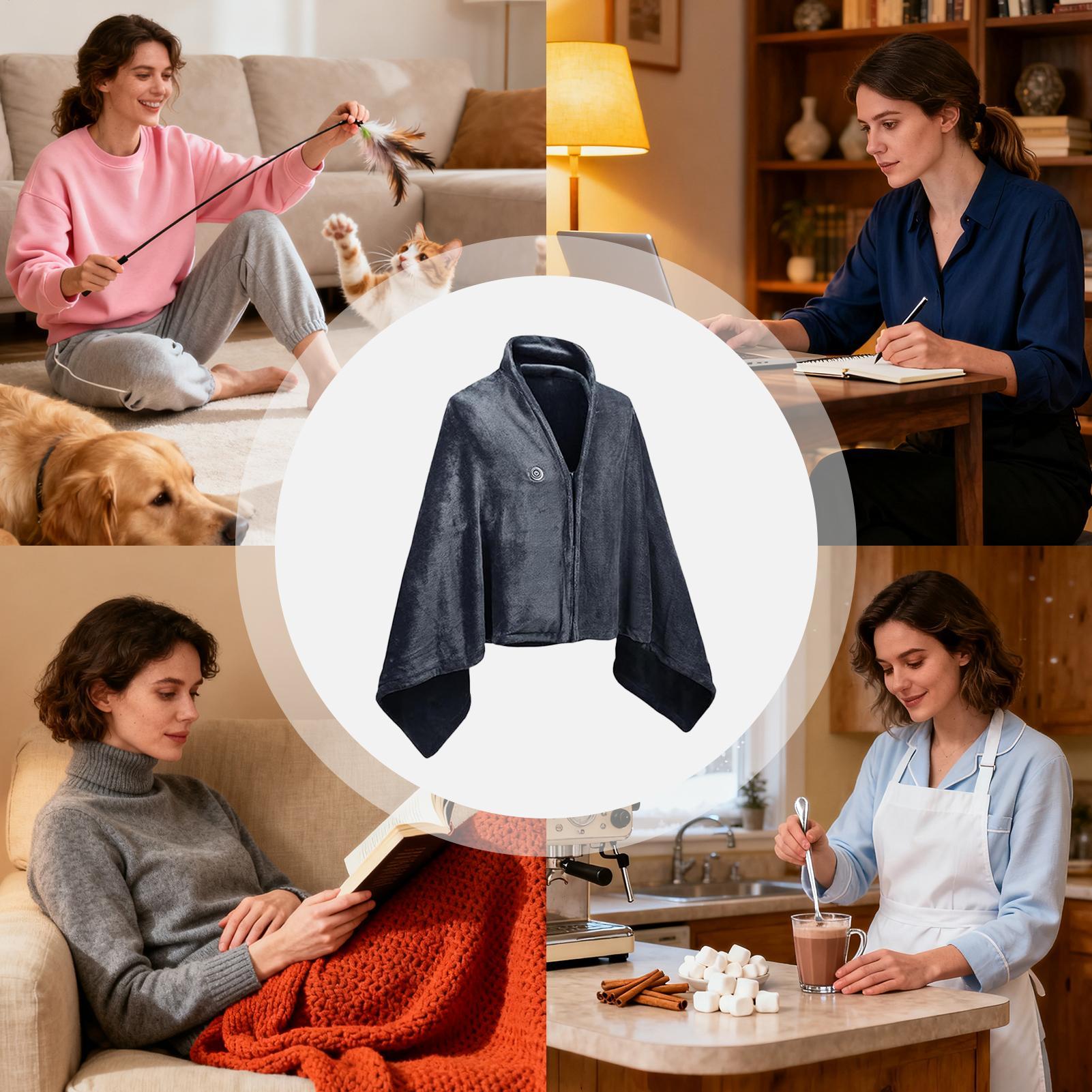 Chal calefactable portátil, ch - Electric Blanket Heated reseña y precio