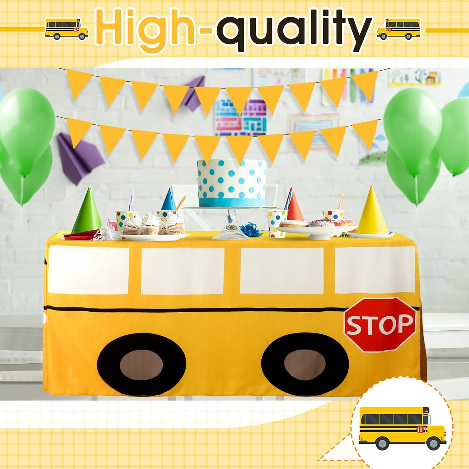 Mantel con diseño de autobús e - Home Textiles News reseña y precio